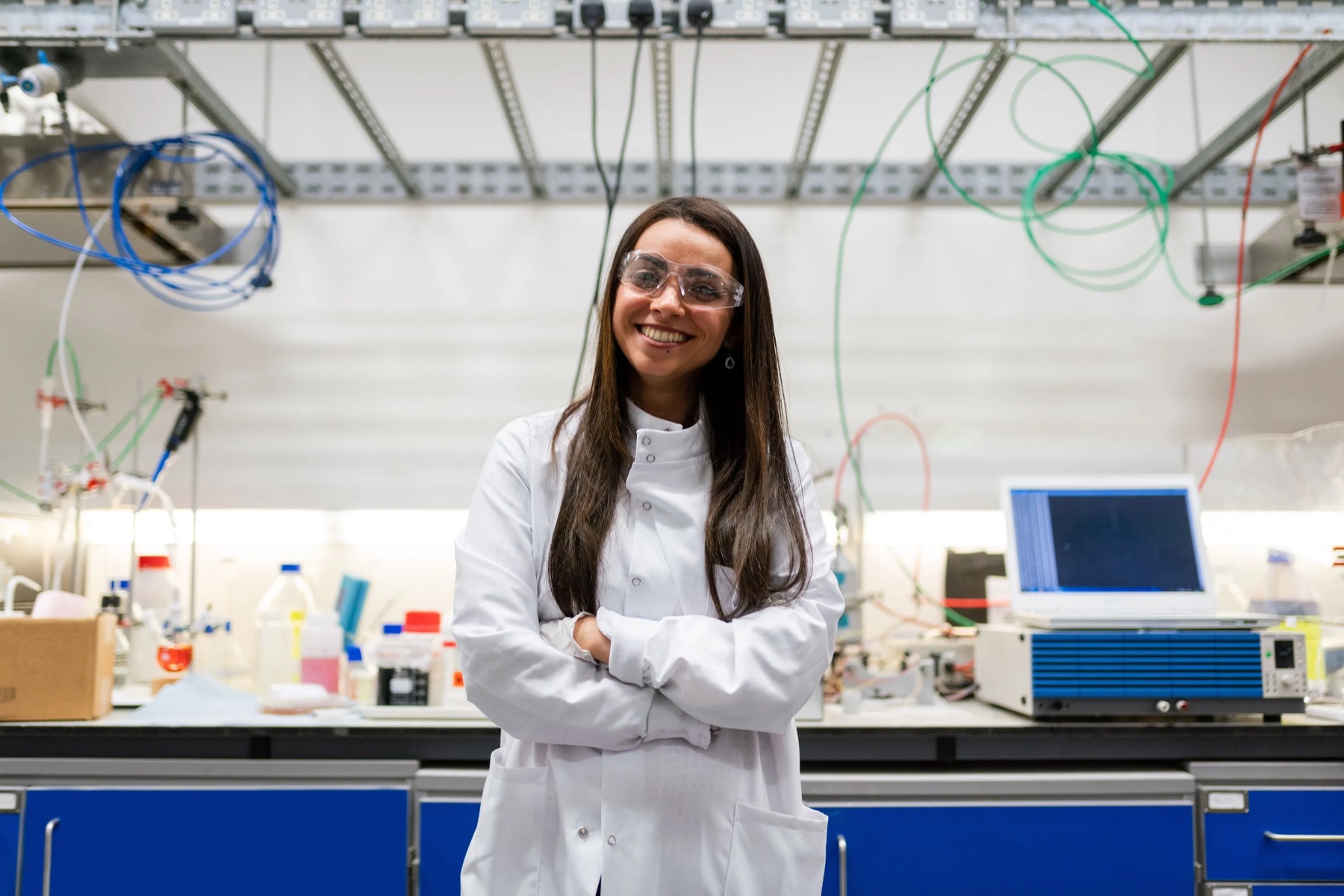 Research scientist in a pharmaceutical laboratory